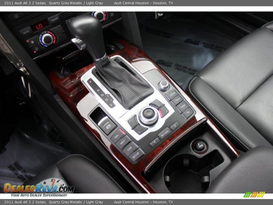 2011 Audi A6 3.2 Sedan Quartz Grey Metallic / Light Gray Photo #21