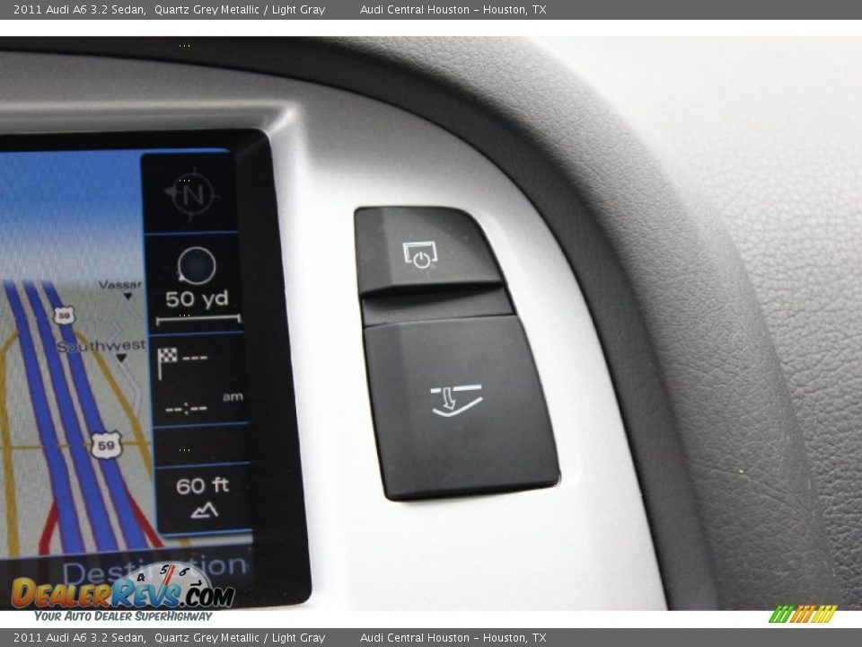 2011 Audi A6 3.2 Sedan Quartz Grey Metallic / Light Gray Photo #23