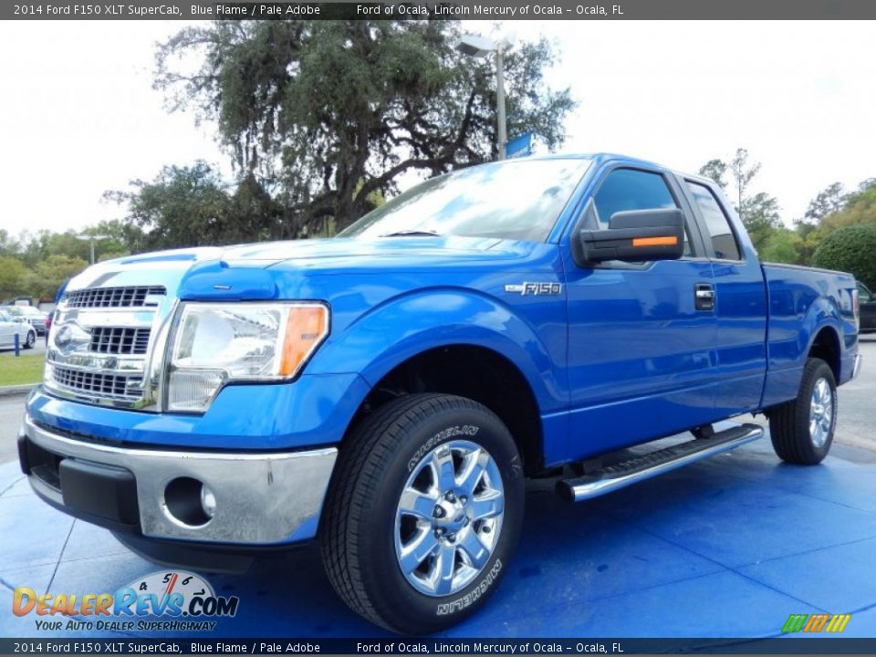 2014 Ford F150 XLT SuperCab Blue Flame / Pale Adobe Photo #1
