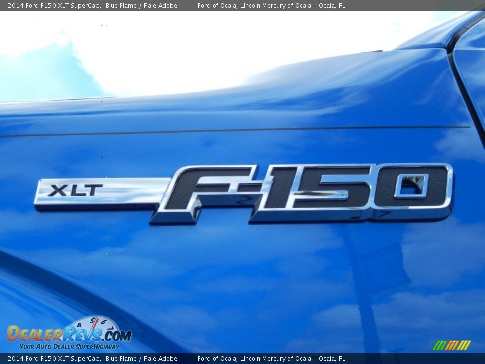 2014 Ford F150 XLT SuperCab Blue Flame / Pale Adobe Photo #5