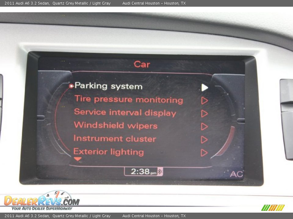 2011 Audi A6 3.2 Sedan Quartz Grey Metallic / Light Gray Photo #29