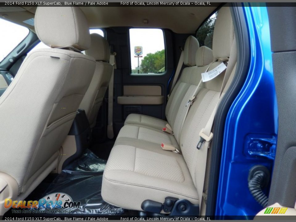 2014 Ford F150 XLT SuperCab Blue Flame / Pale Adobe Photo #7