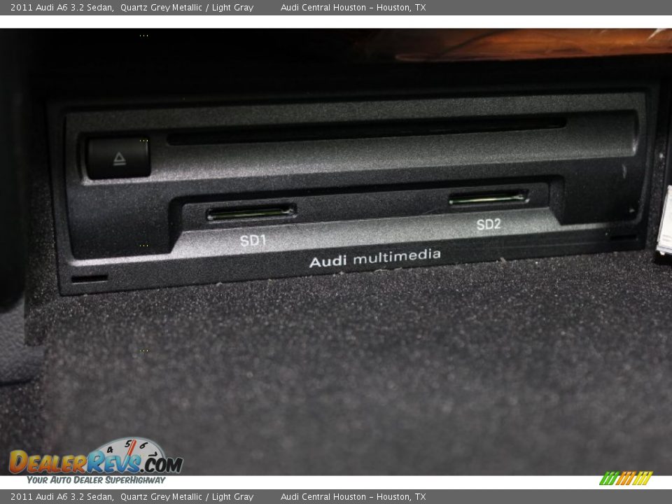 2011 Audi A6 3.2 Sedan Quartz Grey Metallic / Light Gray Photo #33