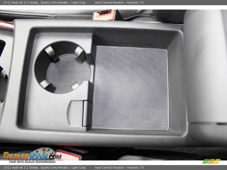 2011 Audi A6 3.2 Sedan Quartz Grey Metallic / Light Gray Photo #35