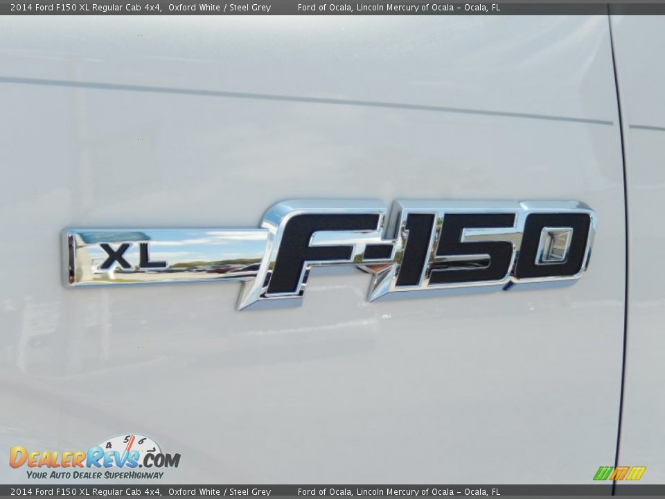 2014 Ford F150 XL Regular Cab 4x4 Oxford White / Steel Grey Photo #5