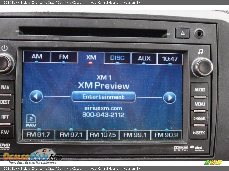 Audio System of 2010 Buick Enclave CXL Photo #20
