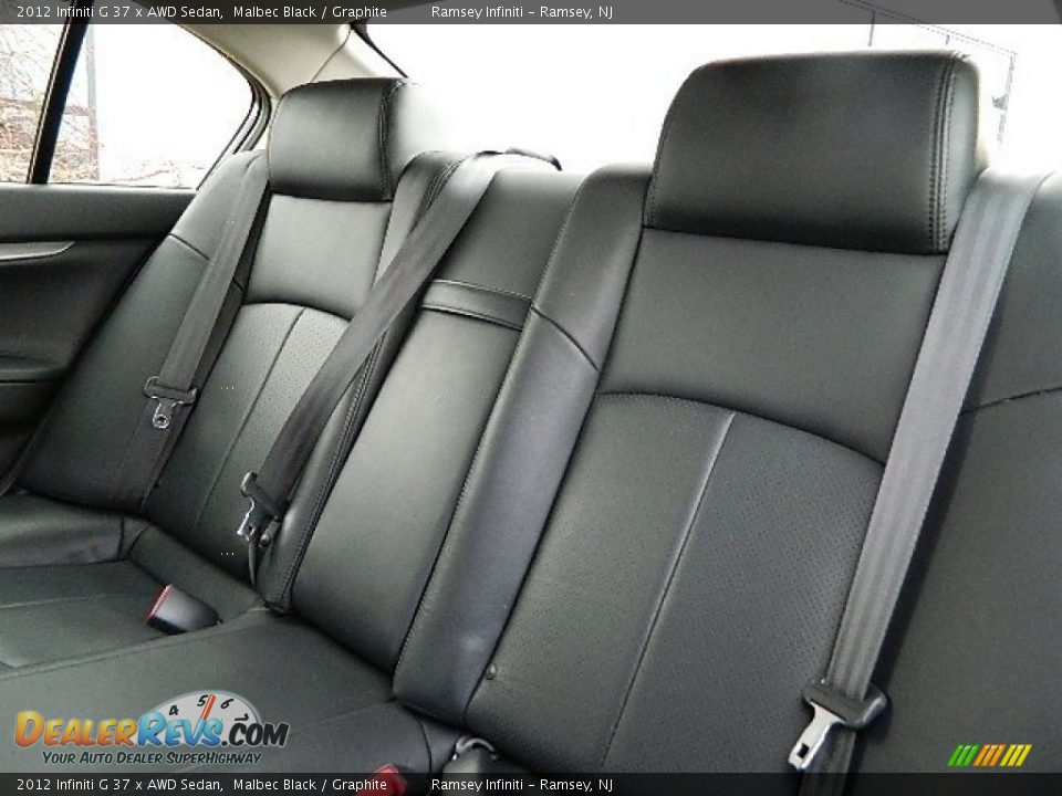 2012 Infiniti G 37 x AWD Sedan Malbec Black / Graphite Photo #9