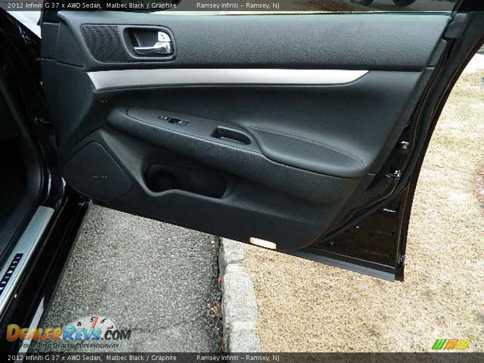 2012 Infiniti G 37 x AWD Sedan Malbec Black / Graphite Photo #11