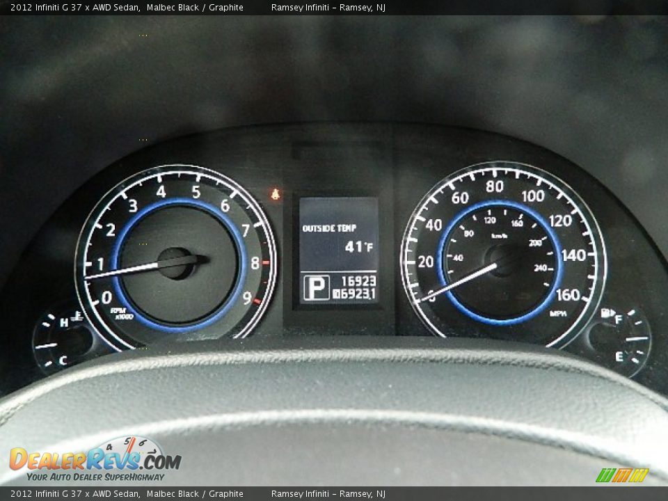 2012 Infiniti G 37 x AWD Sedan Malbec Black / Graphite Photo #14