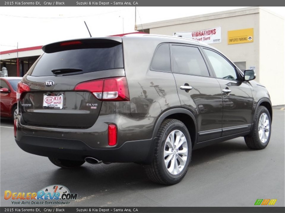 2015 Kia Sorento EX Gray / Black Photo #3