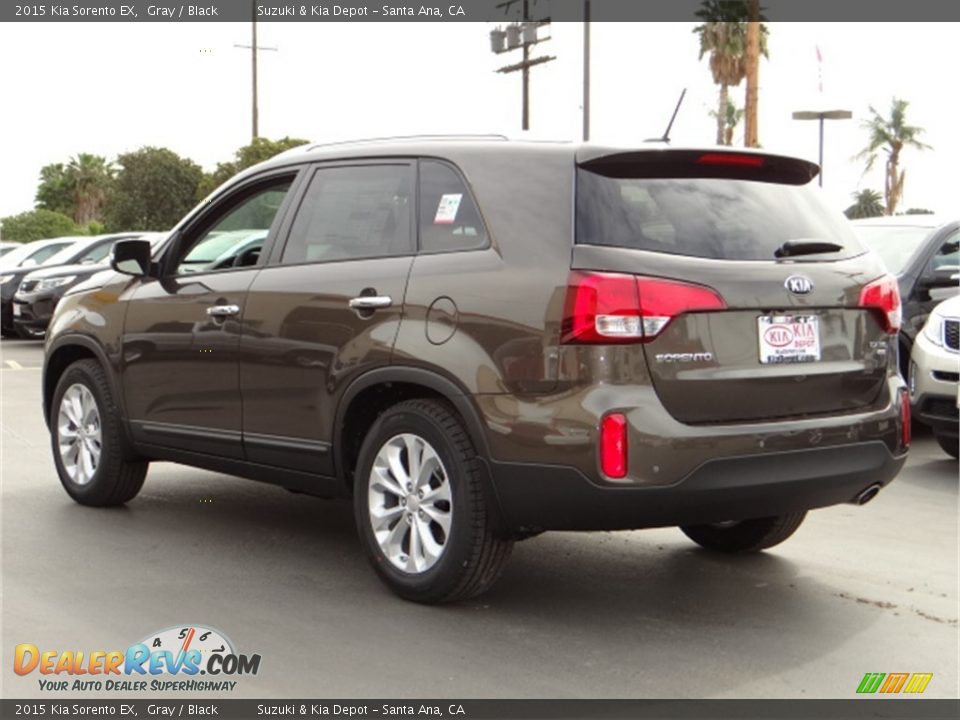 2015 Kia Sorento EX Gray / Black Photo #4