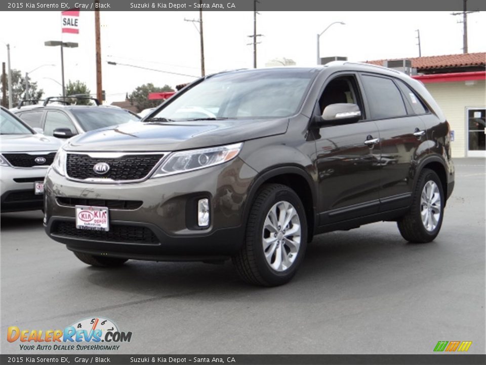 2015 Kia Sorento EX Gray / Black Photo #6