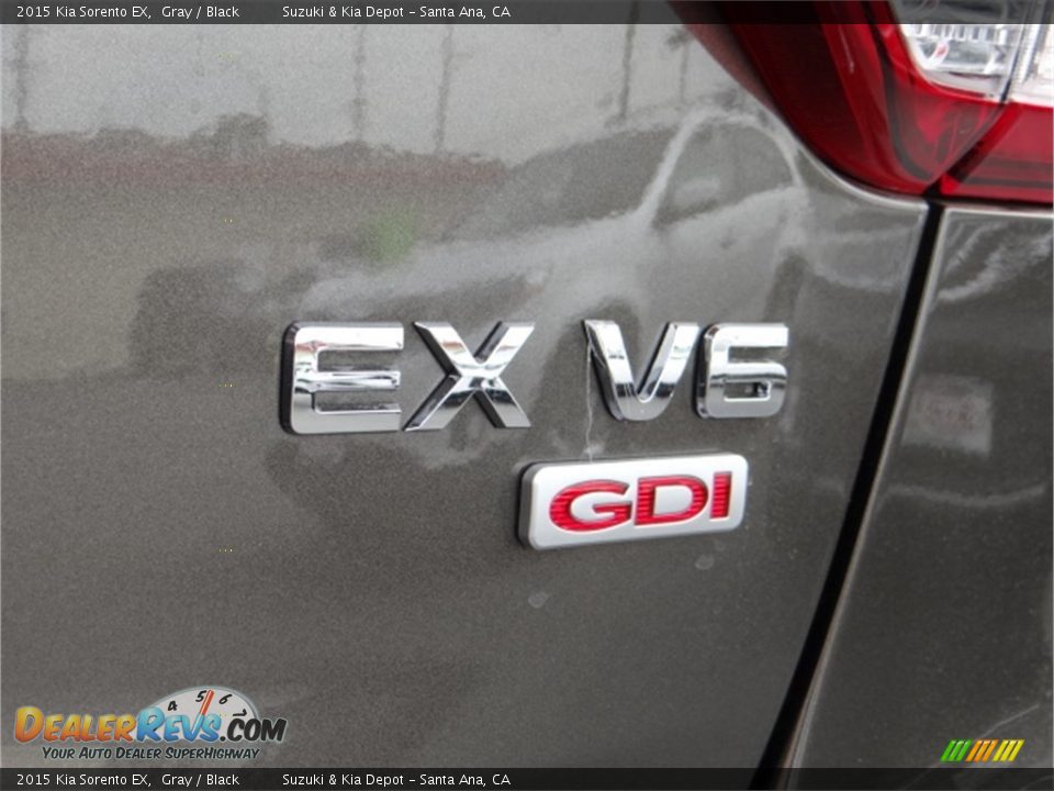 2015 Kia Sorento EX Gray / Black Photo #7