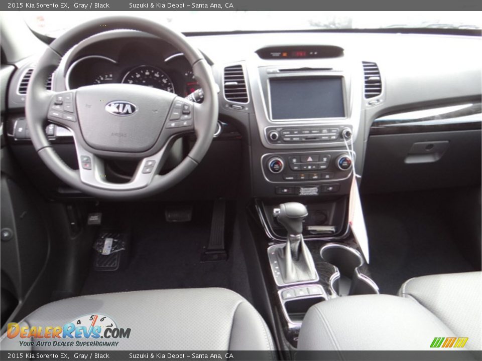 2015 Kia Sorento EX Gray / Black Photo #10
