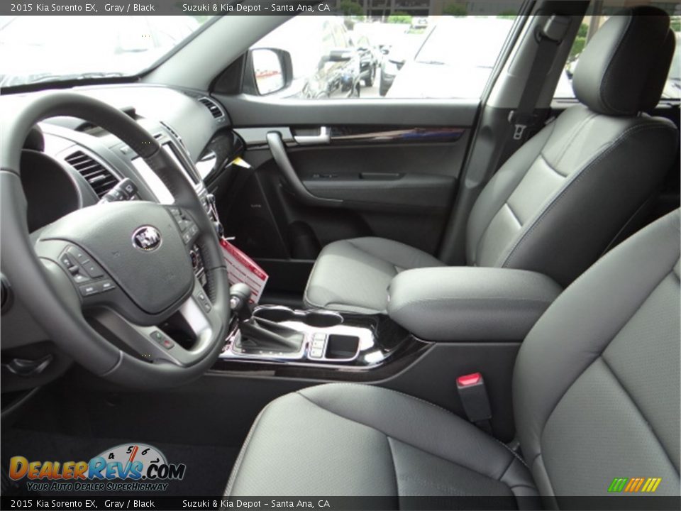 2015 Kia Sorento EX Gray / Black Photo #11