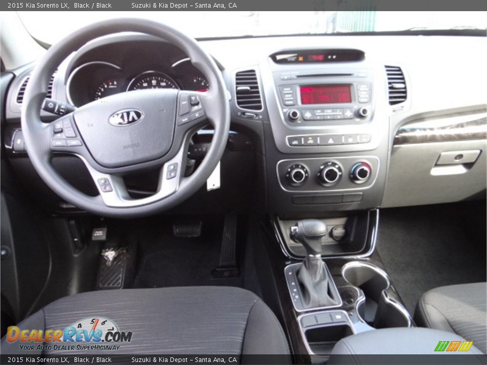 2015 Kia Sorento LX Black / Black Photo #10
