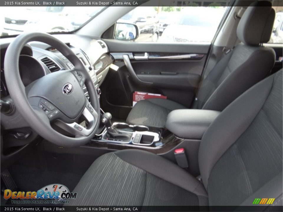 2015 Kia Sorento LX Black / Black Photo #11