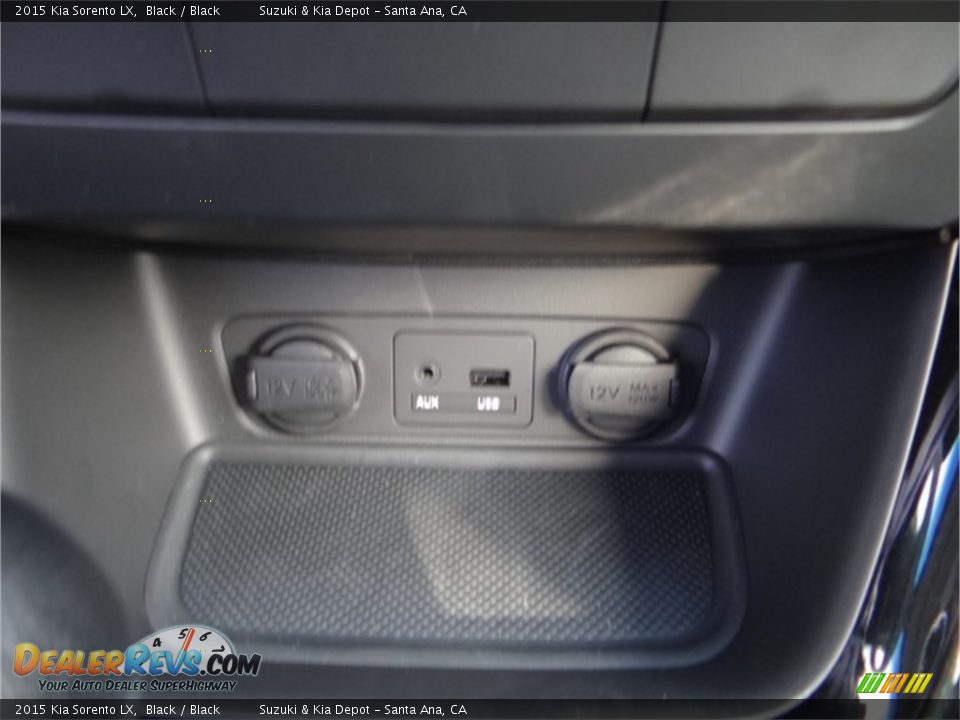 2015 Kia Sorento LX Black / Black Photo #13