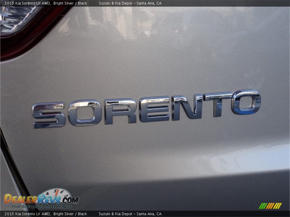 2015 Kia Sorento LX AWD Bright Silver / Black Photo #7
