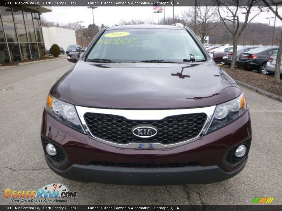 2011 Kia Sorento LX Dark Cherry / Black Photo #8