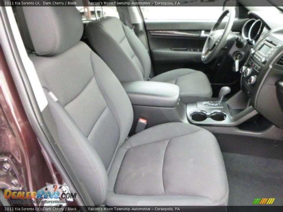 2011 Kia Sorento LX Dark Cherry / Black Photo #10