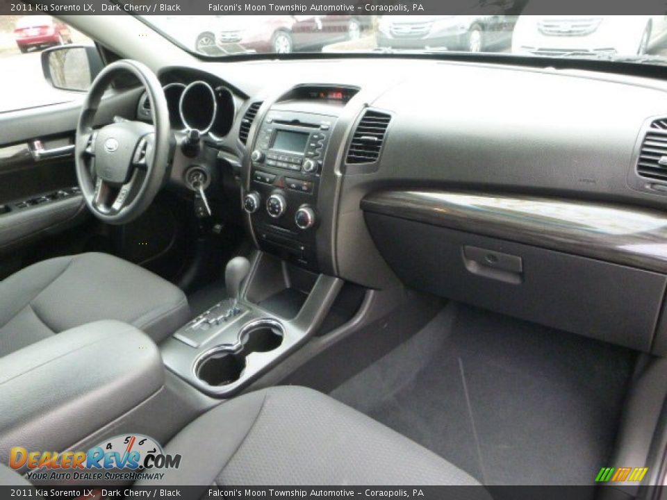 2011 Kia Sorento LX Dark Cherry / Black Photo #11