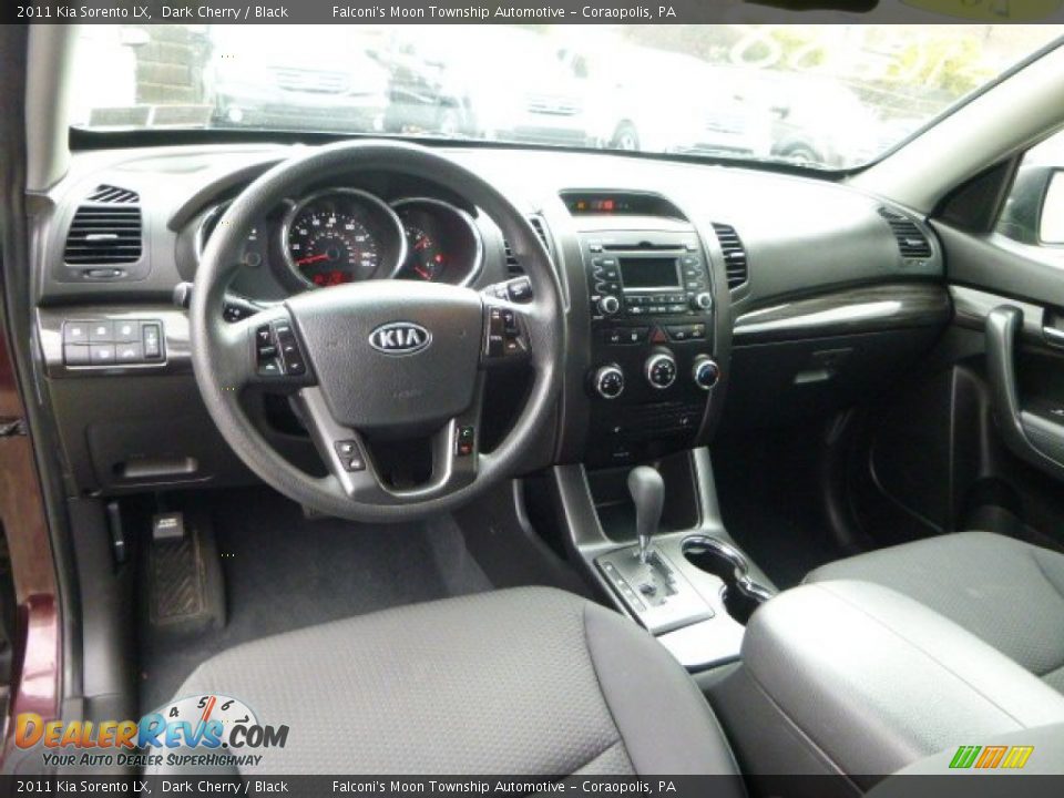 2011 Kia Sorento LX Dark Cherry / Black Photo #18