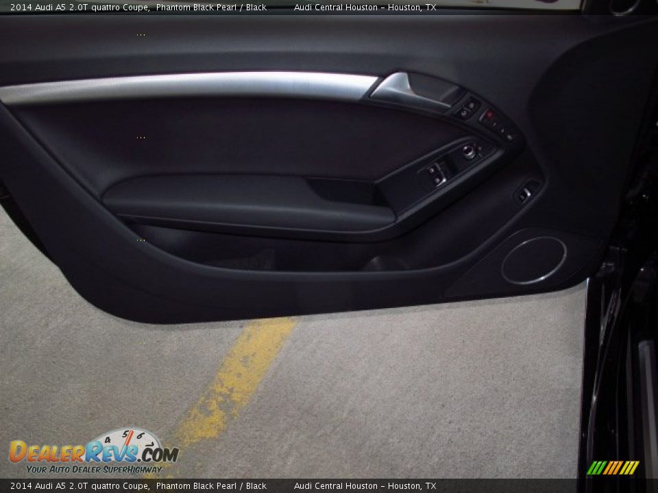 2014 Audi A5 2.0T quattro Coupe Phantom Black Pearl / Black Photo #8