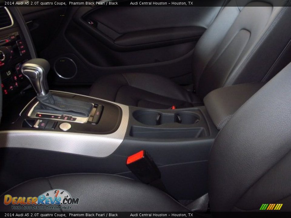 2014 Audi A5 2.0T quattro Coupe Phantom Black Pearl / Black Photo #18