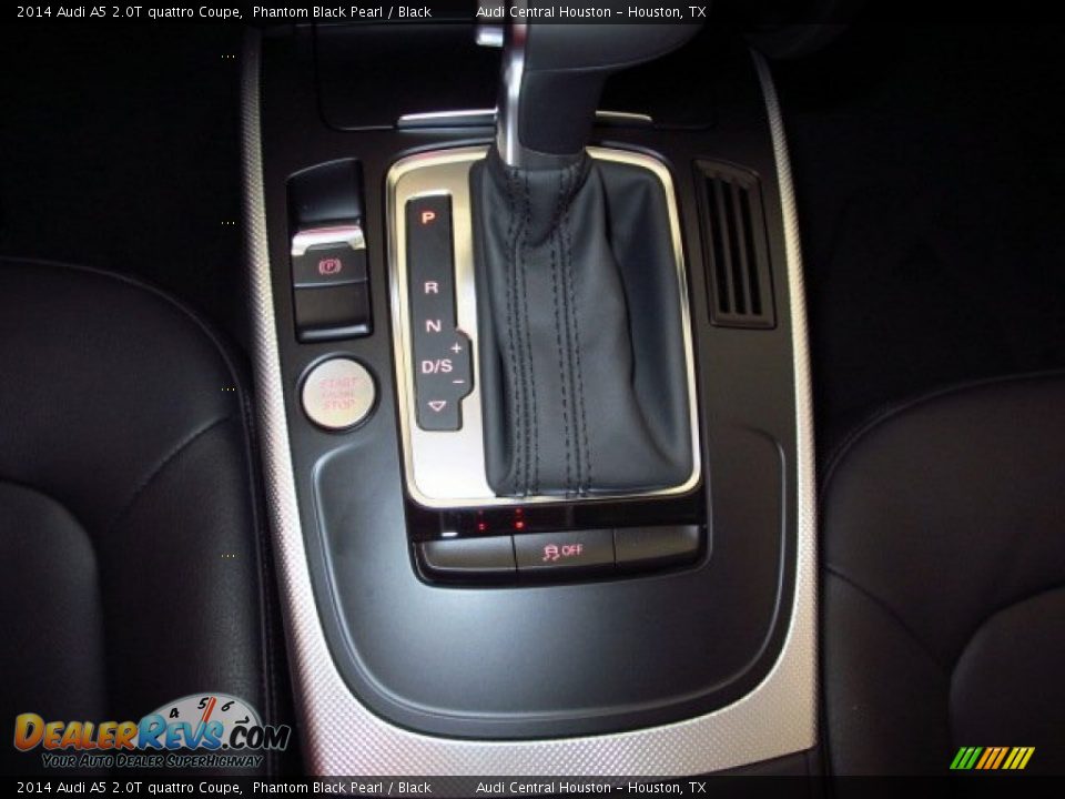 2014 Audi A5 2.0T quattro Coupe Phantom Black Pearl / Black Photo #19