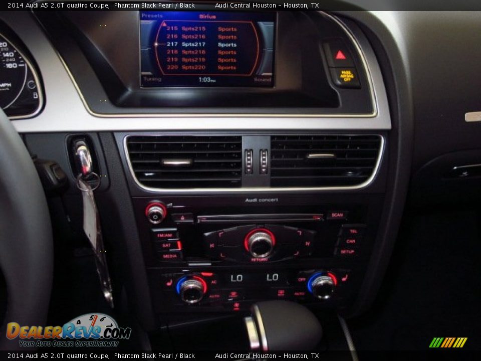 2014 Audi A5 2.0T quattro Coupe Phantom Black Pearl / Black Photo #20