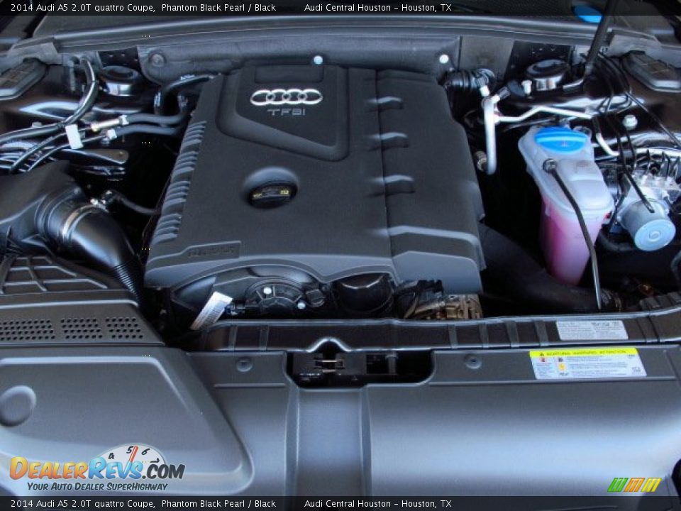 2014 Audi A5 2.0T quattro Coupe Phantom Black Pearl / Black Photo #22