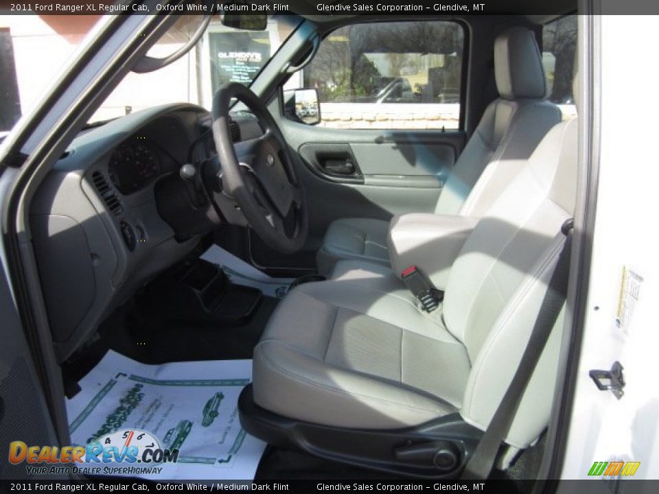 2011 Ford Ranger XL Regular Cab Oxford White / Medium Dark Flint Photo #5