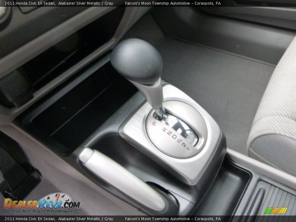 2011 Honda Civic EX Sedan Alabaster Silver Metallic / Gray Photo #21