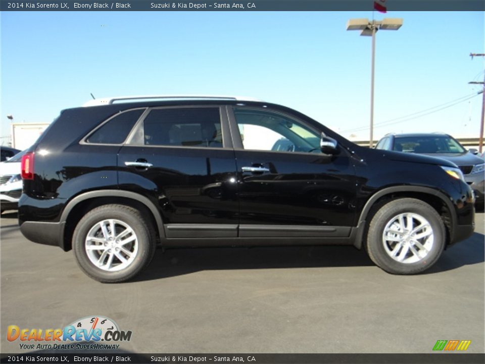2014 Kia Sorento LX Ebony Black / Black Photo #2