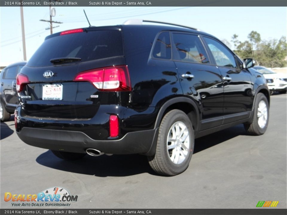 2014 Kia Sorento LX Ebony Black / Black Photo #3