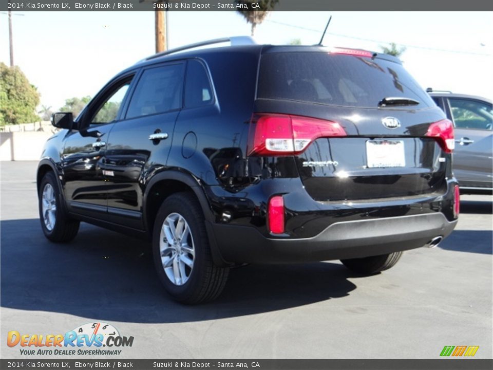 2014 Kia Sorento LX Ebony Black / Black Photo #4