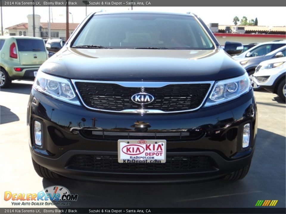 2014 Kia Sorento LX Ebony Black / Black Photo #7
