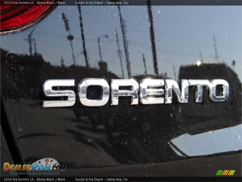2014 Kia Sorento LX Ebony Black / Black Photo #10