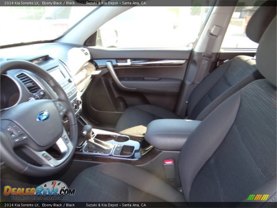 2014 Kia Sorento LX Ebony Black / Black Photo #13