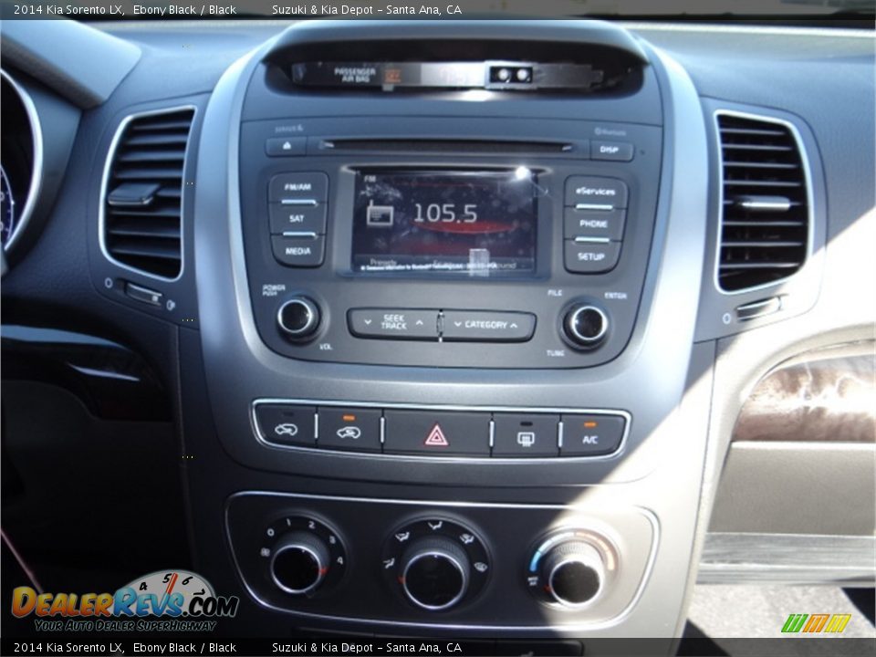 2014 Kia Sorento LX Ebony Black / Black Photo #15
