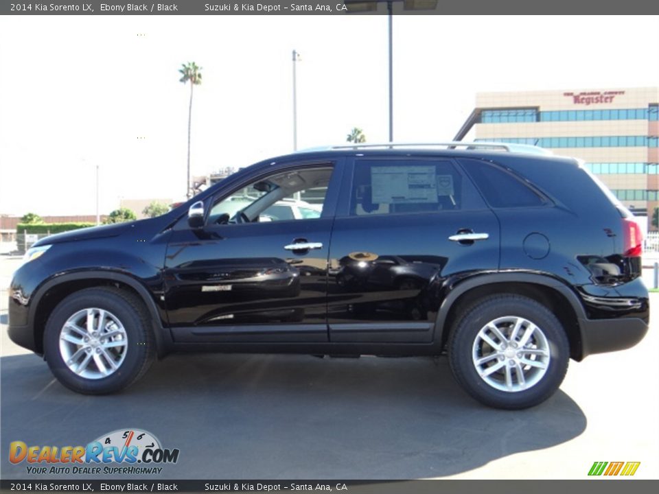 2014 Kia Sorento LX Ebony Black / Black Photo #21