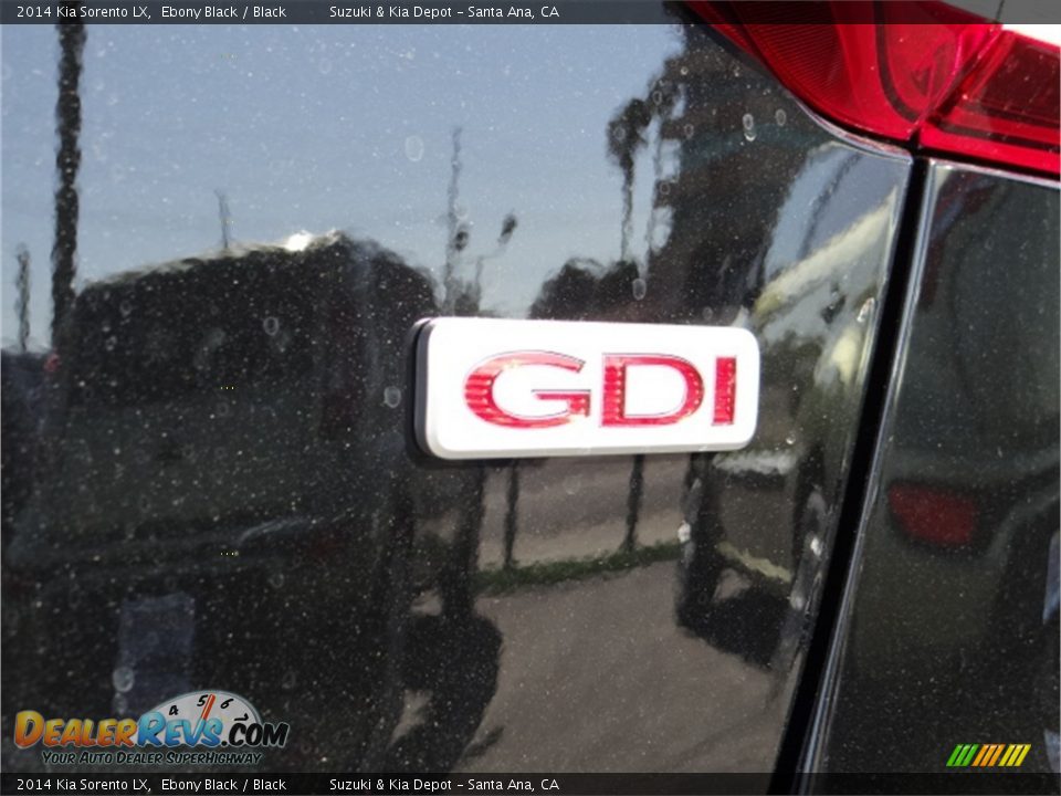 2014 Kia Sorento LX Ebony Black / Black Photo #25