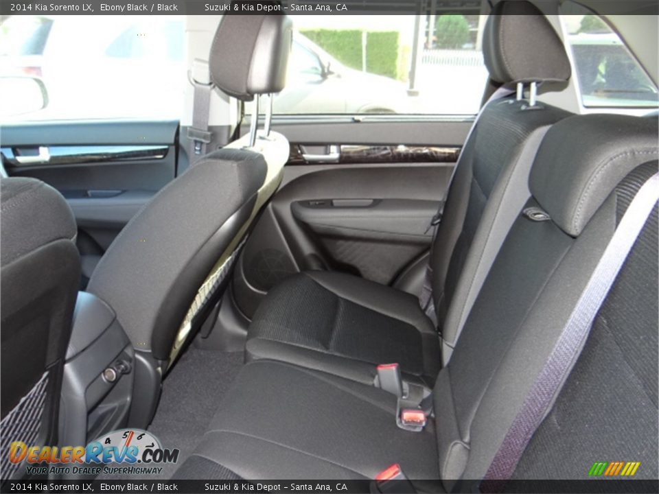 2014 Kia Sorento LX Ebony Black / Black Photo #27