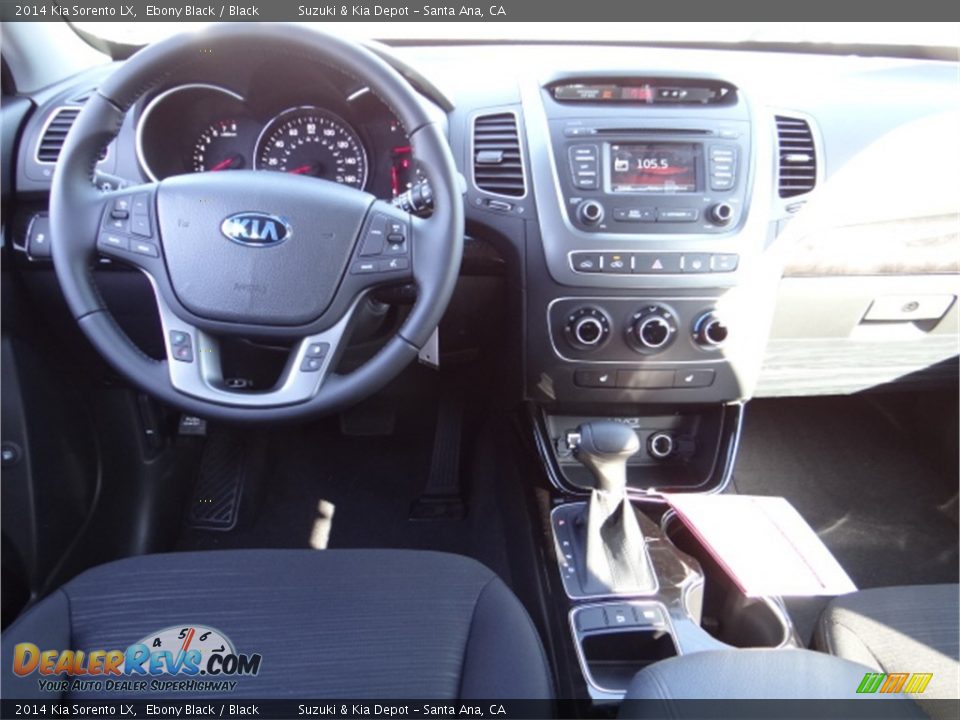2014 Kia Sorento LX Ebony Black / Black Photo #28
