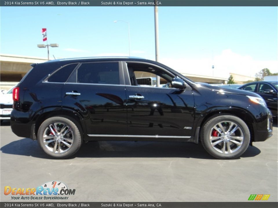 2014 Kia Sorento SX V6 AWD Ebony Black / Black Photo #3