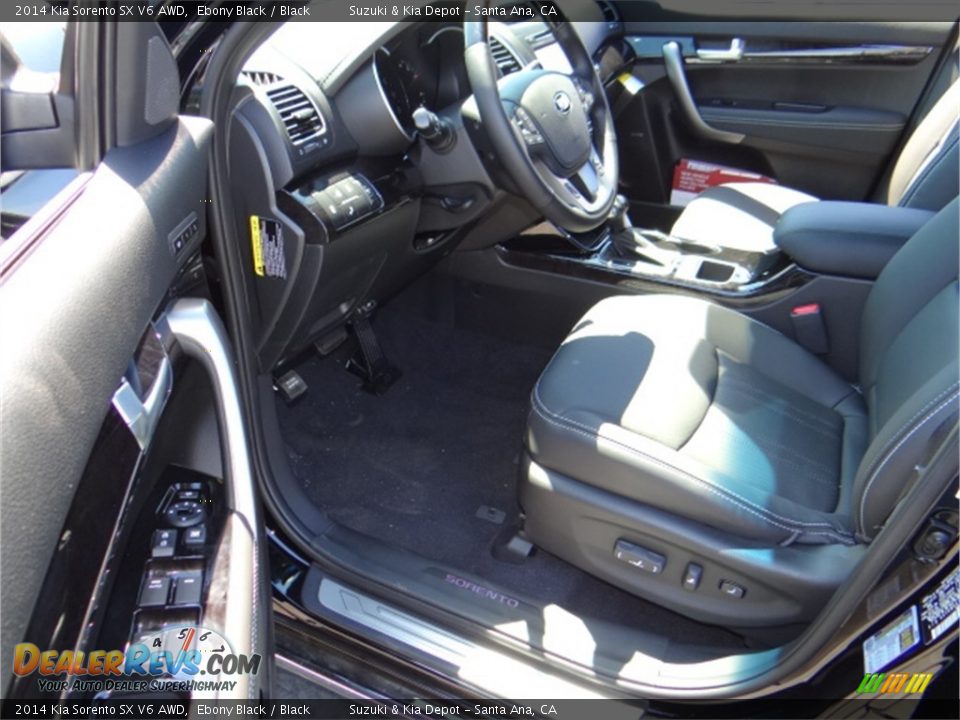 2014 Kia Sorento SX V6 AWD Ebony Black / Black Photo #10