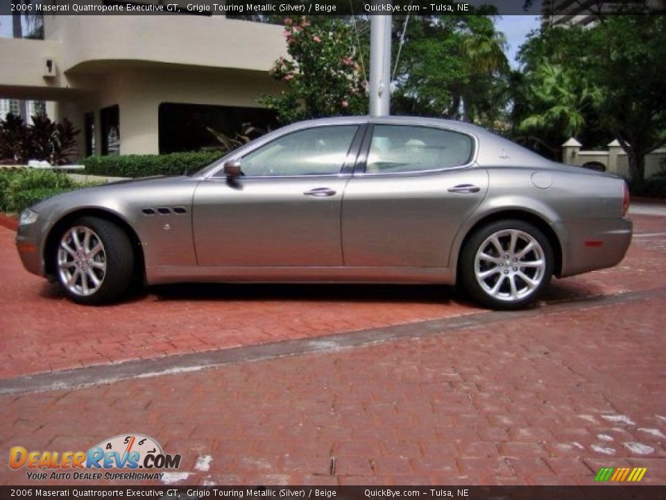 2006 Maserati Quattroporte Executive GT Grigio Touring Metallic (Silver) / Beige Photo #1