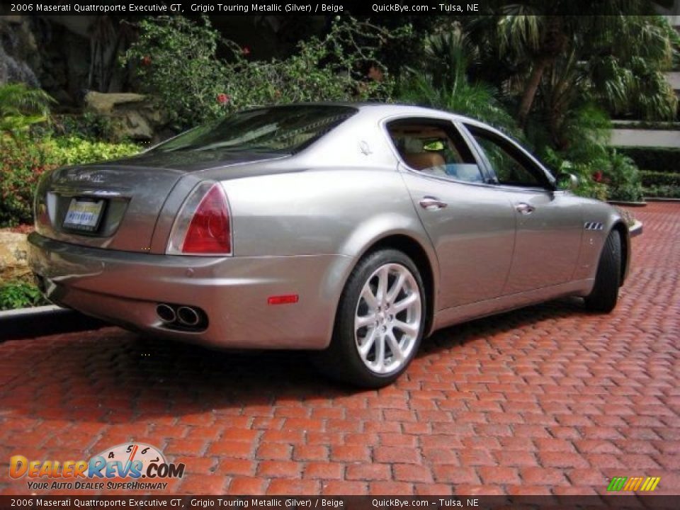 2006 Maserati Quattroporte Executive GT Grigio Touring Metallic (Silver) / Beige Photo #4