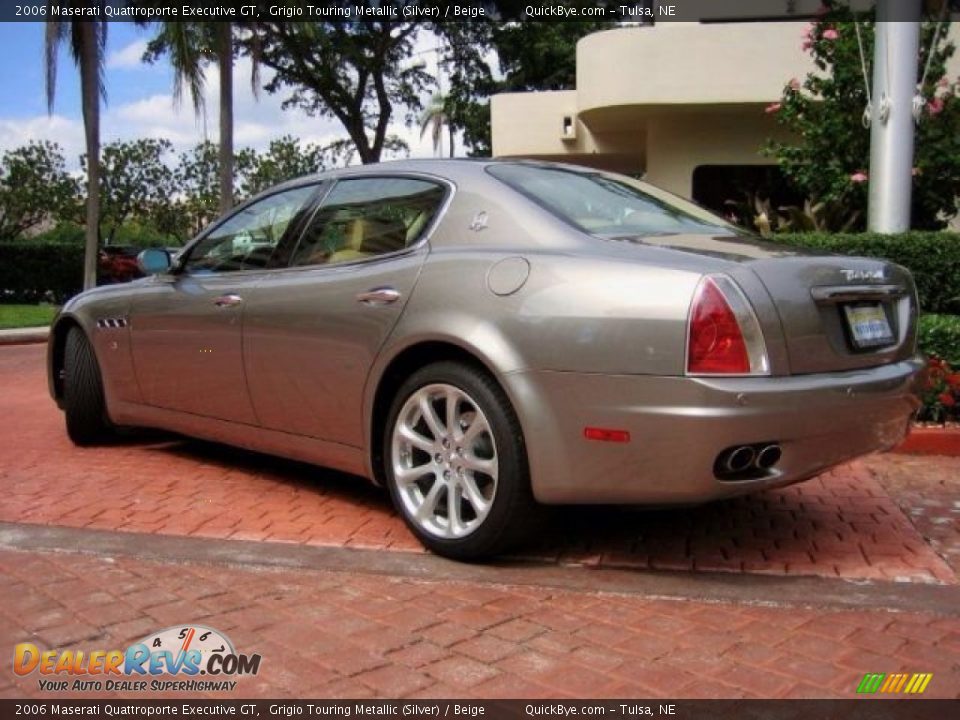 2006 Maserati Quattroporte Executive GT Grigio Touring Metallic (Silver) / Beige Photo #5